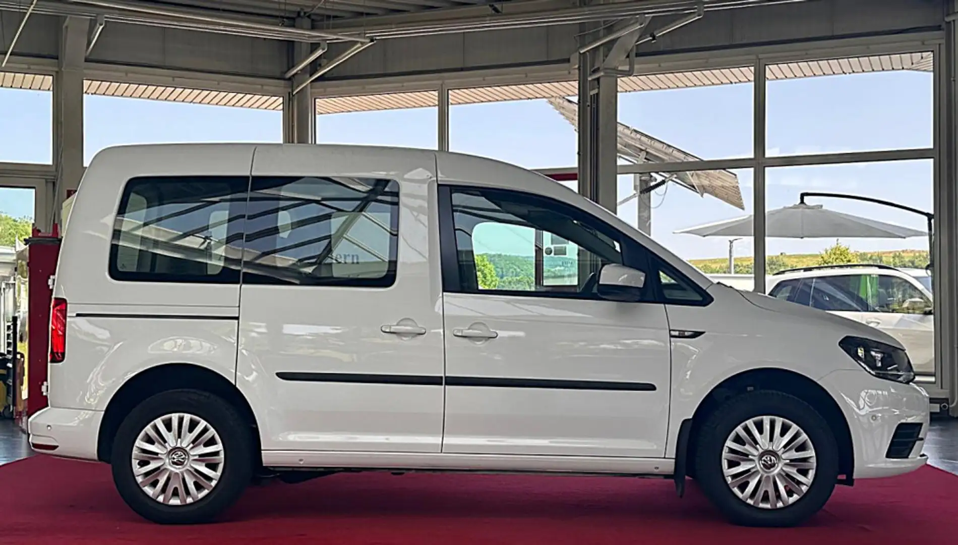 Volkswagen Caddy 1,4 TGI DSG Erdgas Benzin FLÜGEL TÜREN Weiß - 2