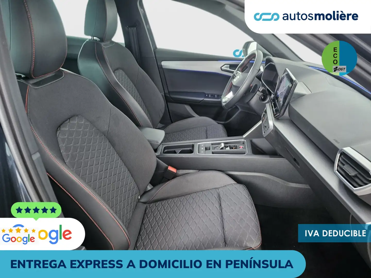 SEAT Leon 1.0 eTSI S&S FR 25º Aniversario DSG-7 110 Gris - 2
