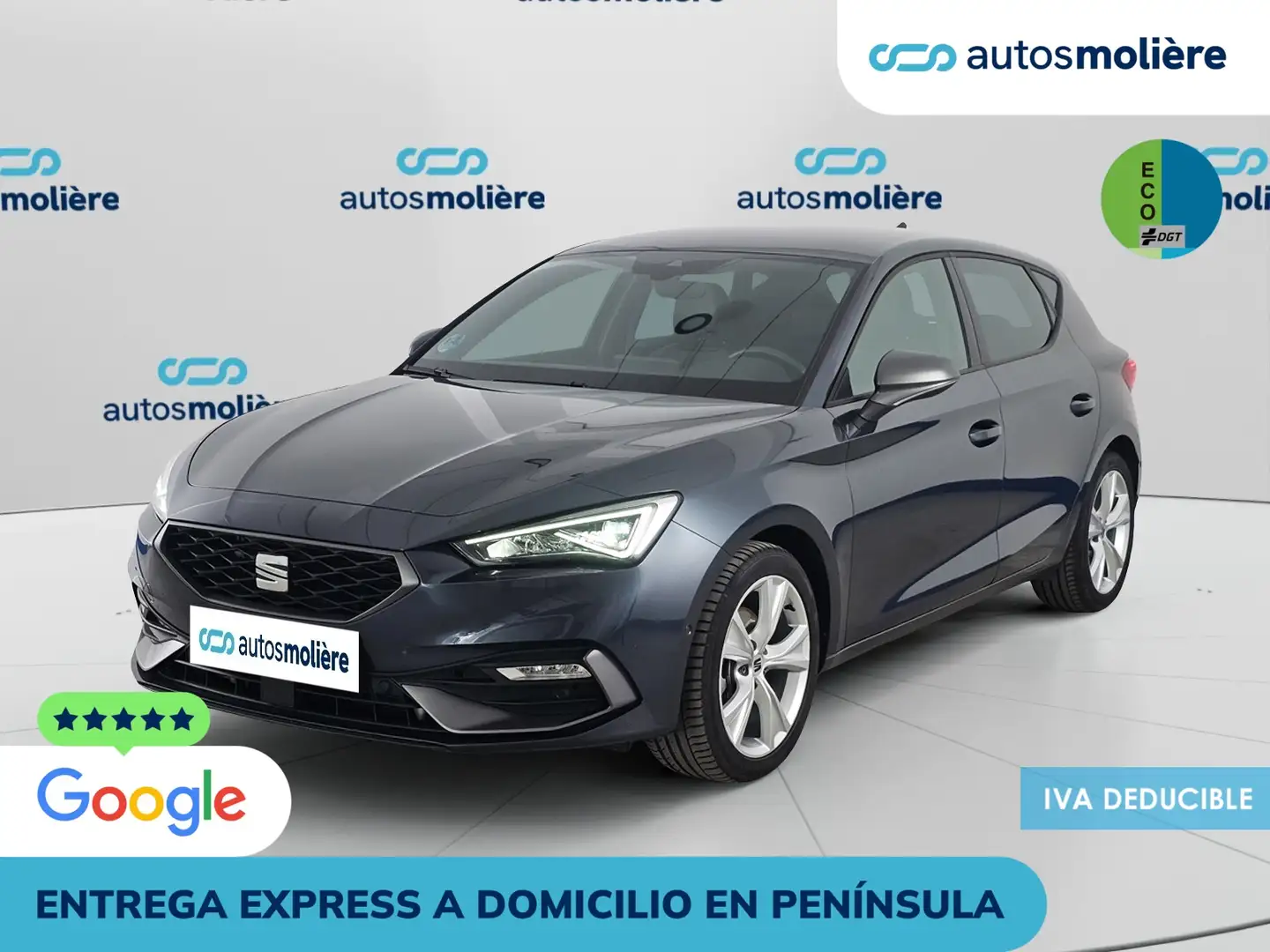 SEAT Leon 1.0 eTSI S&S FR 25º Aniversario DSG-7 110 Gris - 1