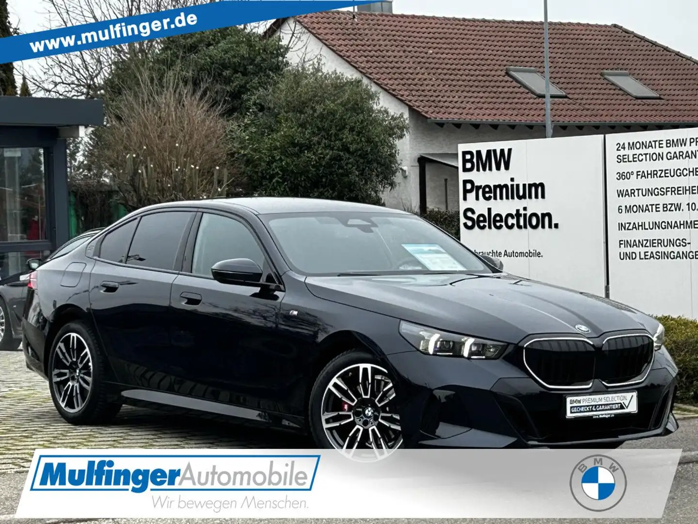 BMW 520 d M Sport Pro PanoDach.SurView ACC HUD Ha/Ka Schwarz - 1