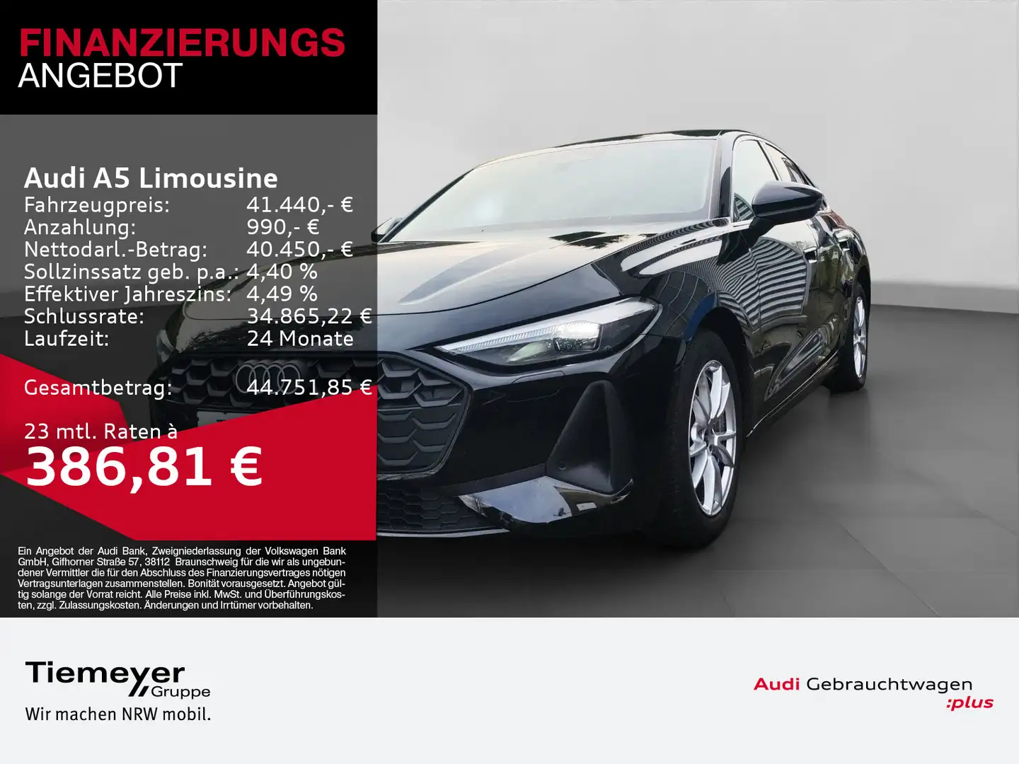 Audi A5 A5 Limo TDI LM18 LEDER KAMERA SITZH Schwarz - 1