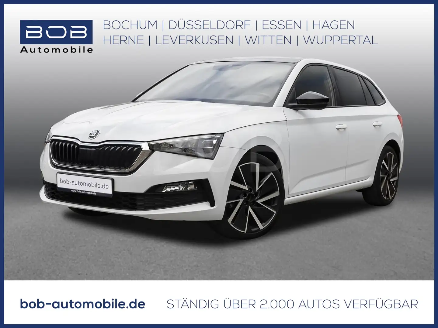 Skoda Scala 1.0 TSI Style  PANO SHZ PDC KLIMA LM BT USB Weiß - 1