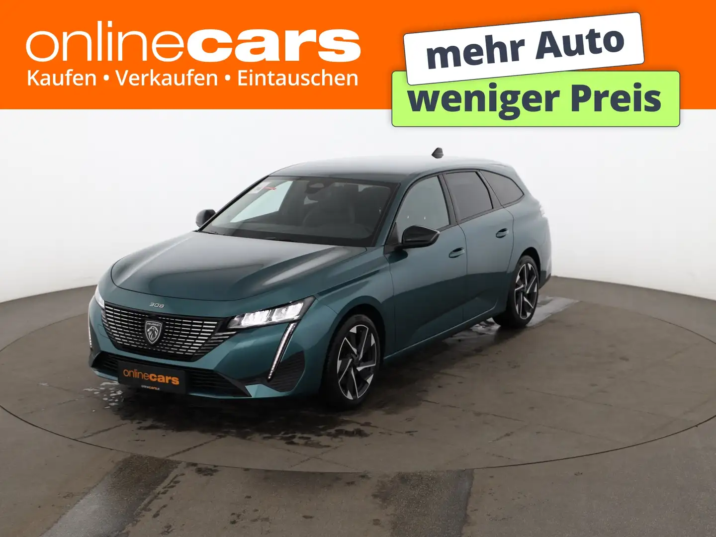 Peugeot 308 1.5 BlueHDi 130 SW Allure Aut LED NAVI LEDER Blau - 1