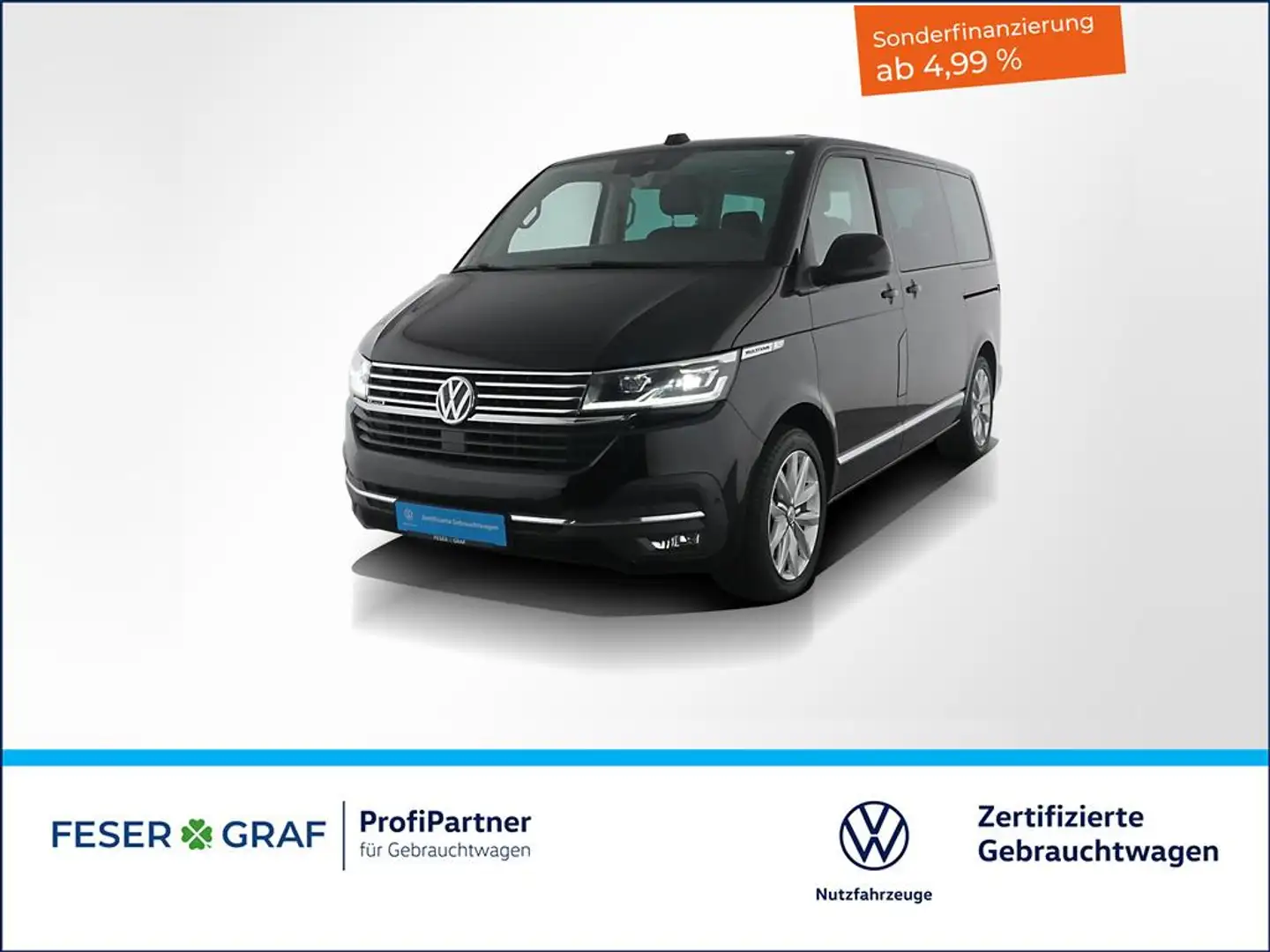 Volkswagen T6.1 Multivan 6.1 2.0TDI GenerationSIX 4x4 DSG AHK Negro - 1