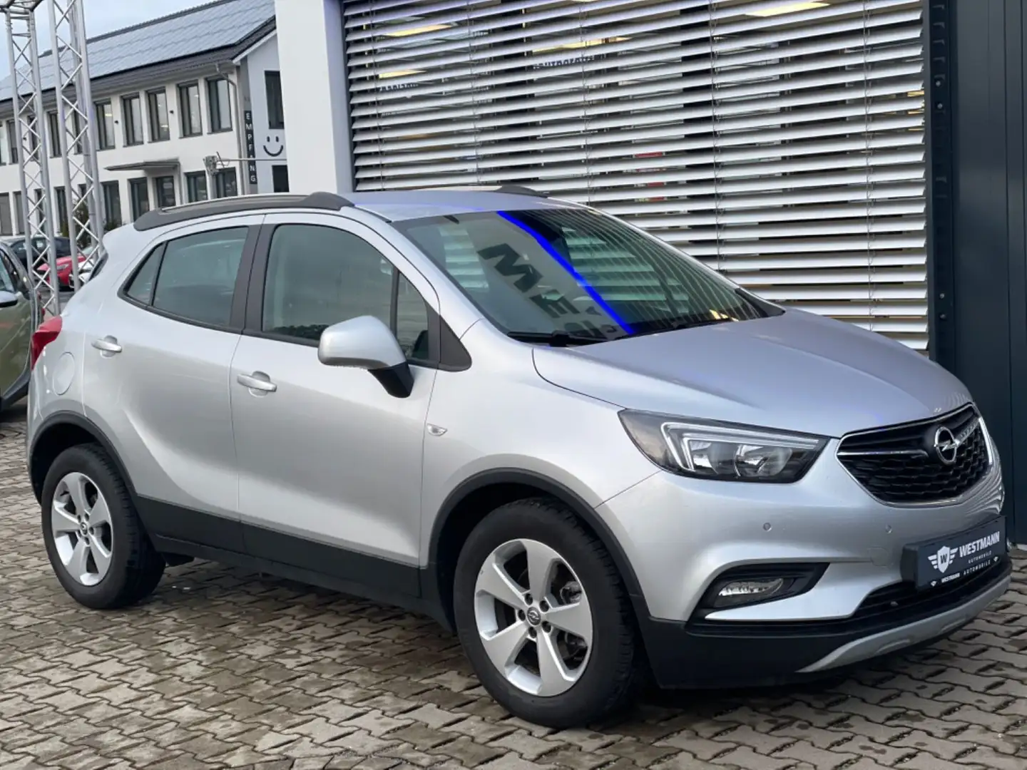 Opel Mokka X Edition 1.4 TURBO/NAVI/SHZ/1.HAND/AUTOM. Argent - 2