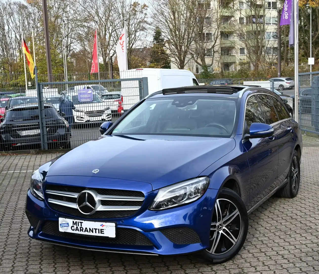 Mercedes-Benz C 220 d Avantgarde 4Matic Leder PANO NAV LED AHK Bleu - 2