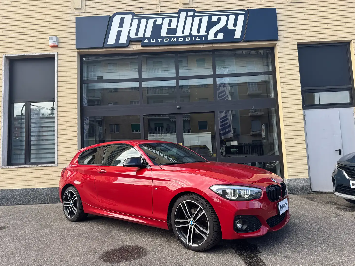 BMW 118 118d Msport 3p Rosso - 1