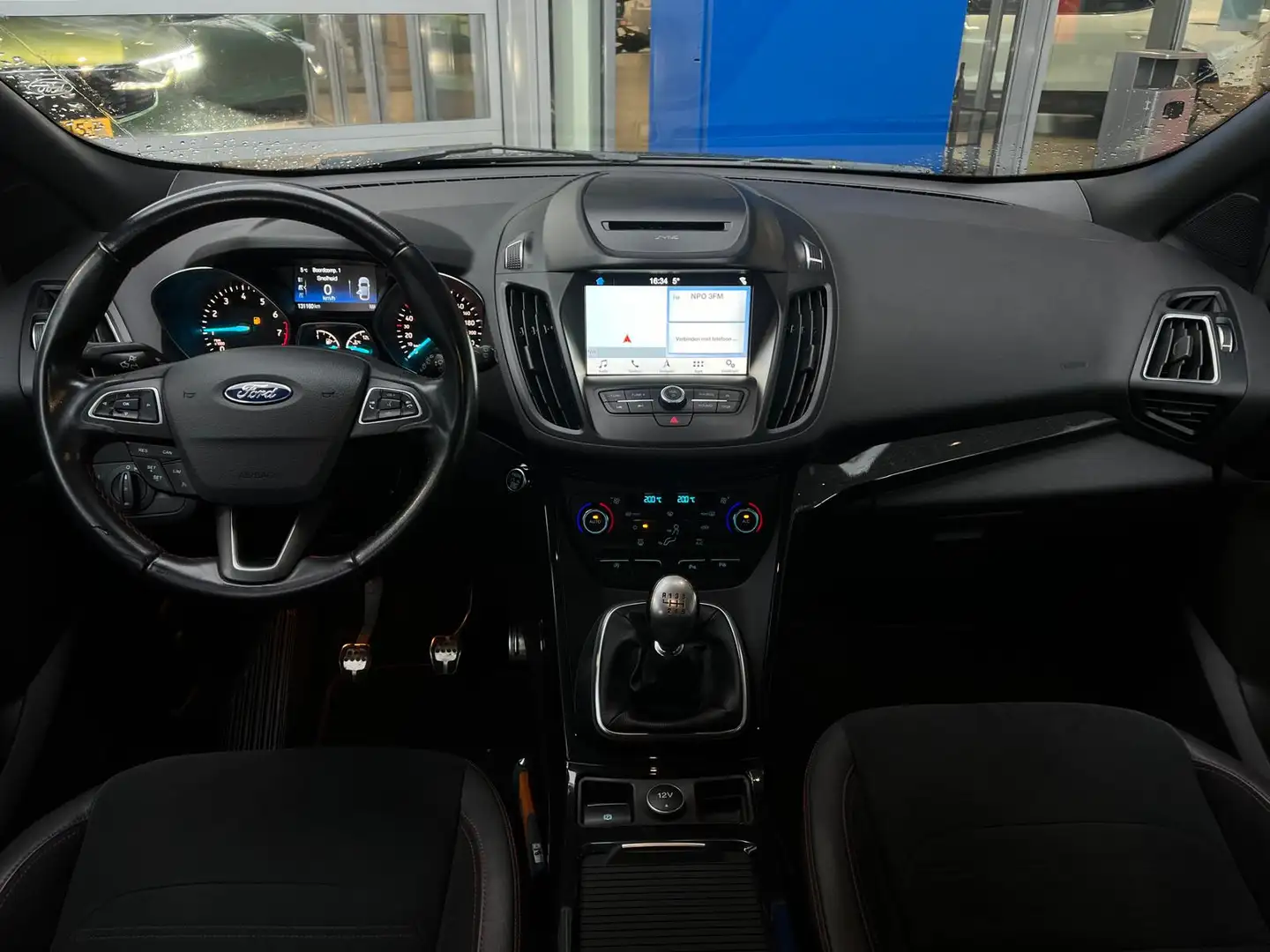 Ford Kuga 1.5 EcoBoost ST Line | Half leder/ alcantara | Voo Zwart - 2