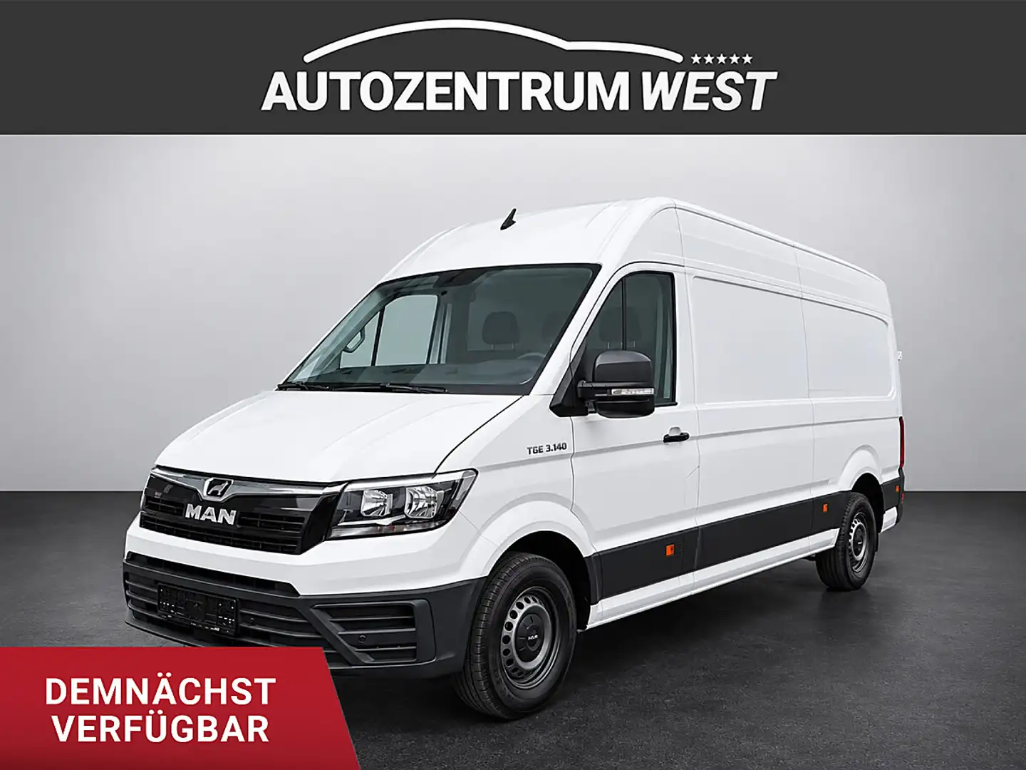 MAN TGE 3.140 L3H3..netto 29.156,-- AHK/RFK/Klima Weiß - 1
