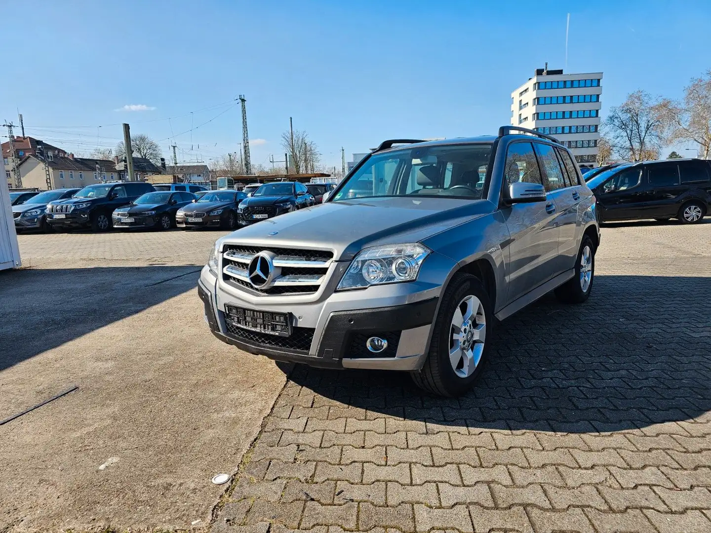 Mercedes-Benz GLK 350 CDI 4Matic*Automatik*AHK*SHZ*TMP*1.Hand Argintiu - 1
