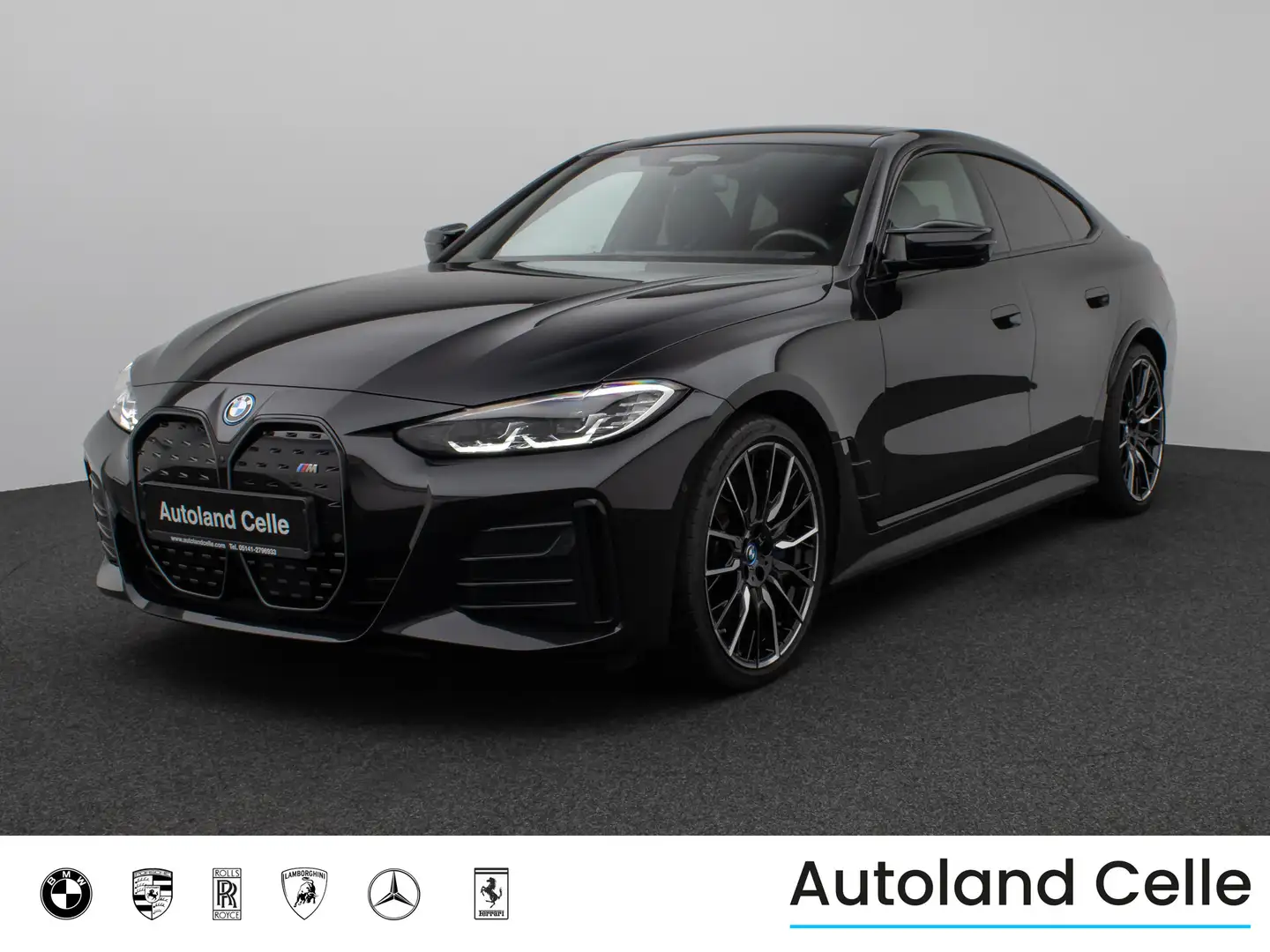 BMW i4 M50 Gran Coupè Glasdach 360°HUD DAB H K ACC Noir - 1