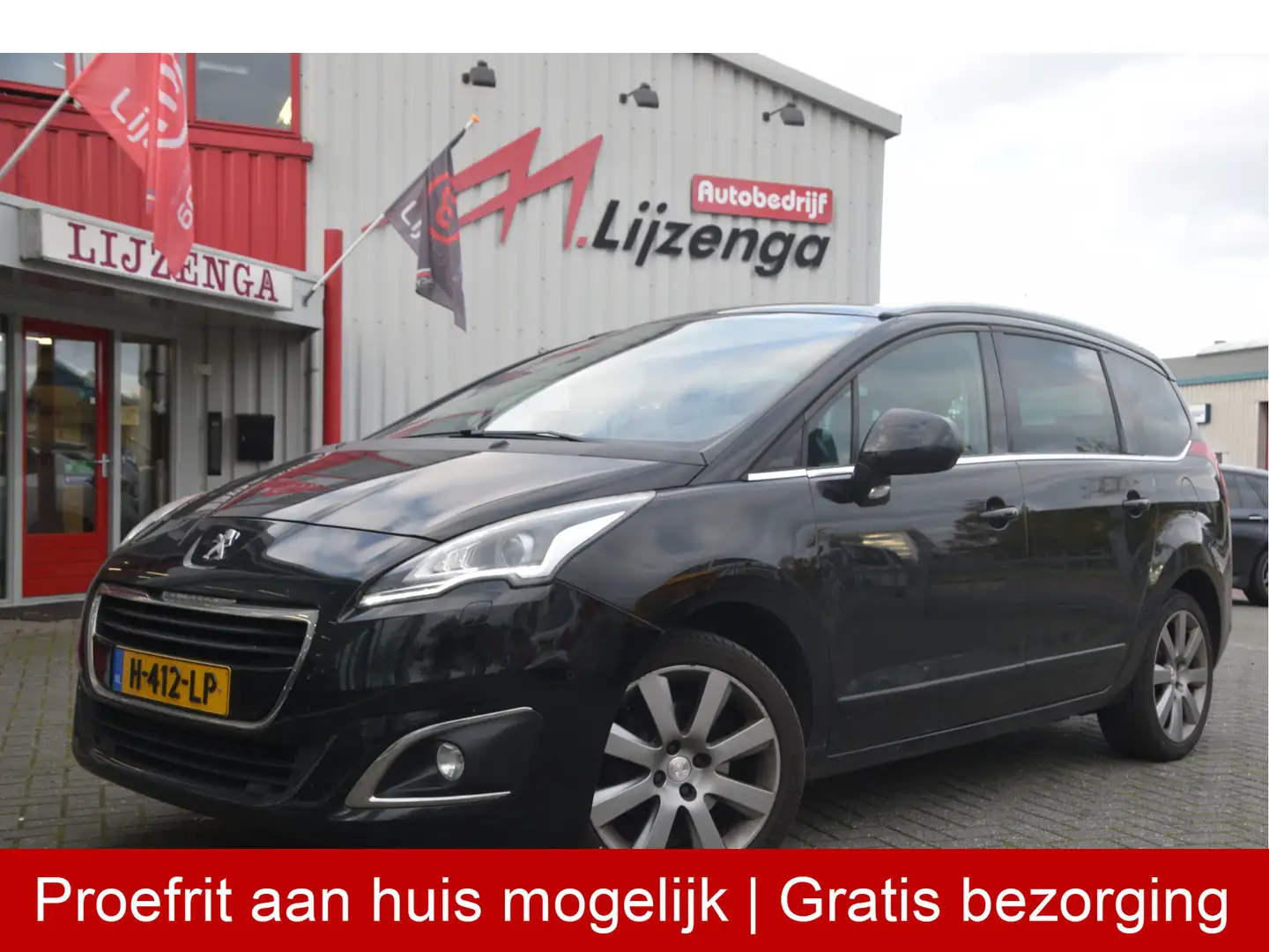 Peugeot 5008 1.6 THP Allure 7p. Navi | Leer | Trekhaak | Camera Noir - 1