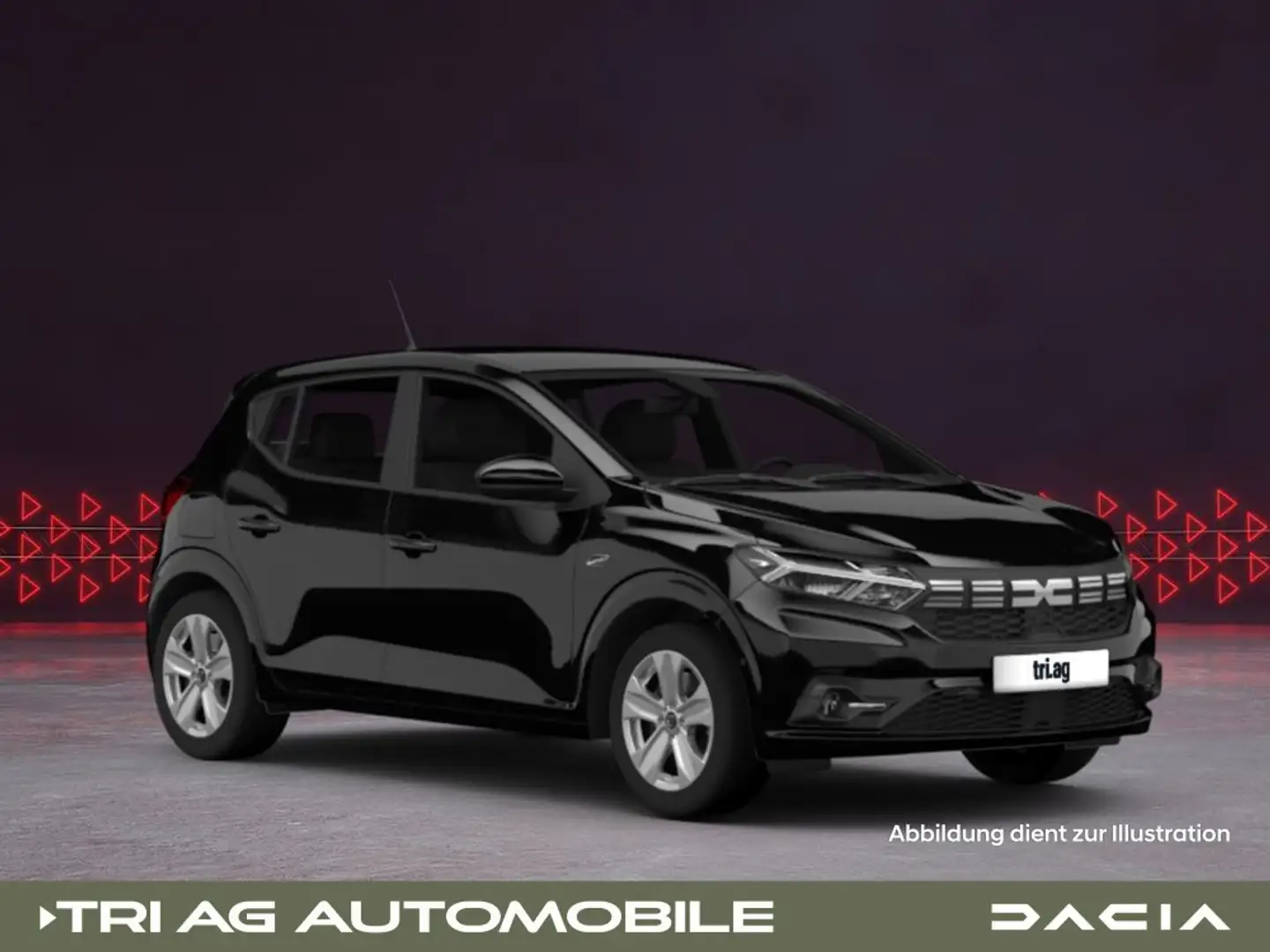 Dacia Sandero Expression TCe 90 auto Winterpaket Zwart - 1