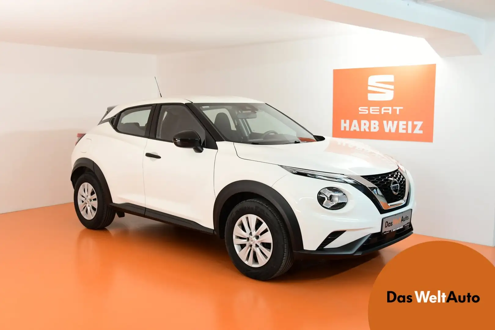 Nissan Juke 1,0 DIG-T Visia Weiß - 1