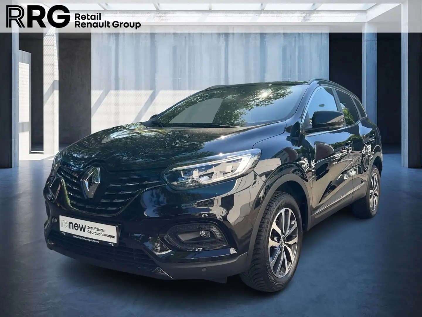 Renault Kadjar 1.3 TCe 140 Black Edition GPF PDC + Leder Alc. +Ganzjahresreifen Schwarz - 1