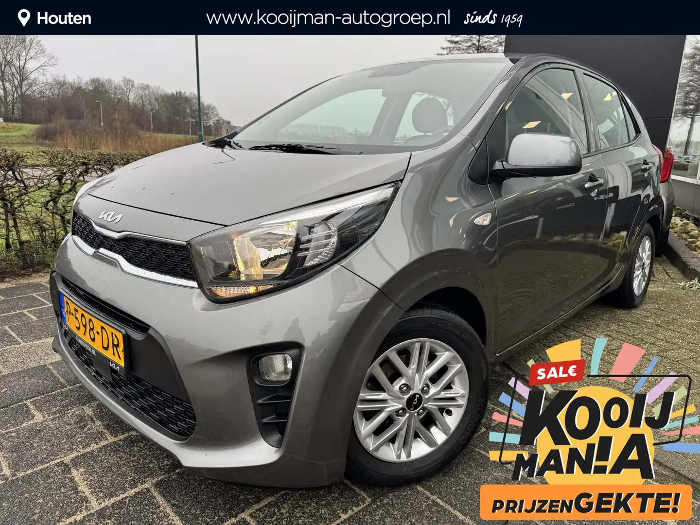 Kia Picanto 1.0 DPi DynamicLine | Apple Carplay/Android Auto | Gris - 1