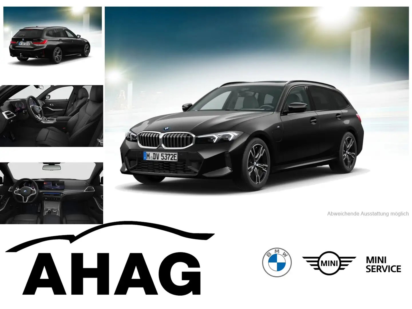 BMW 330 e xDrive Touring Automatic Navi Panoramadach Bluet Schwarz - 1