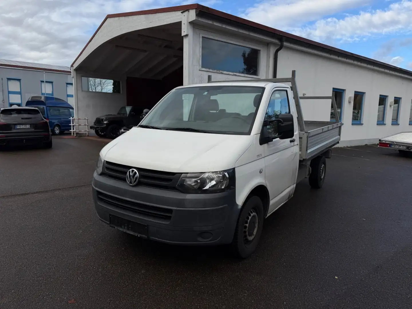 Volkswagen T5 Transporter T5 2.0 TDI Transporter Pritsche Pritsche AHK,3S Weiß - 1
