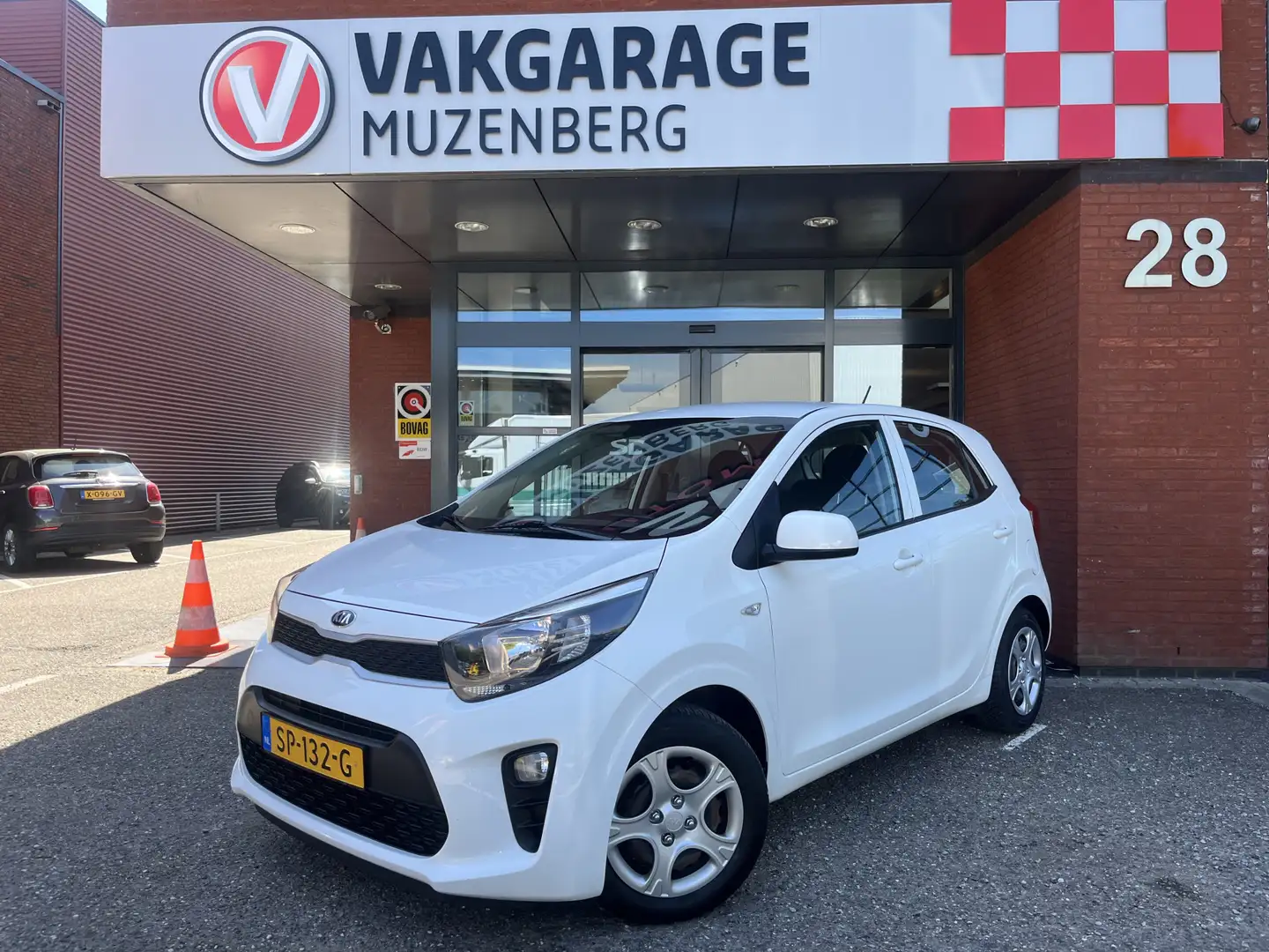 Kia Picanto 1.0 CVVT EconomyPlusLine // AIRCO // BLUETOOTH Wit - 1