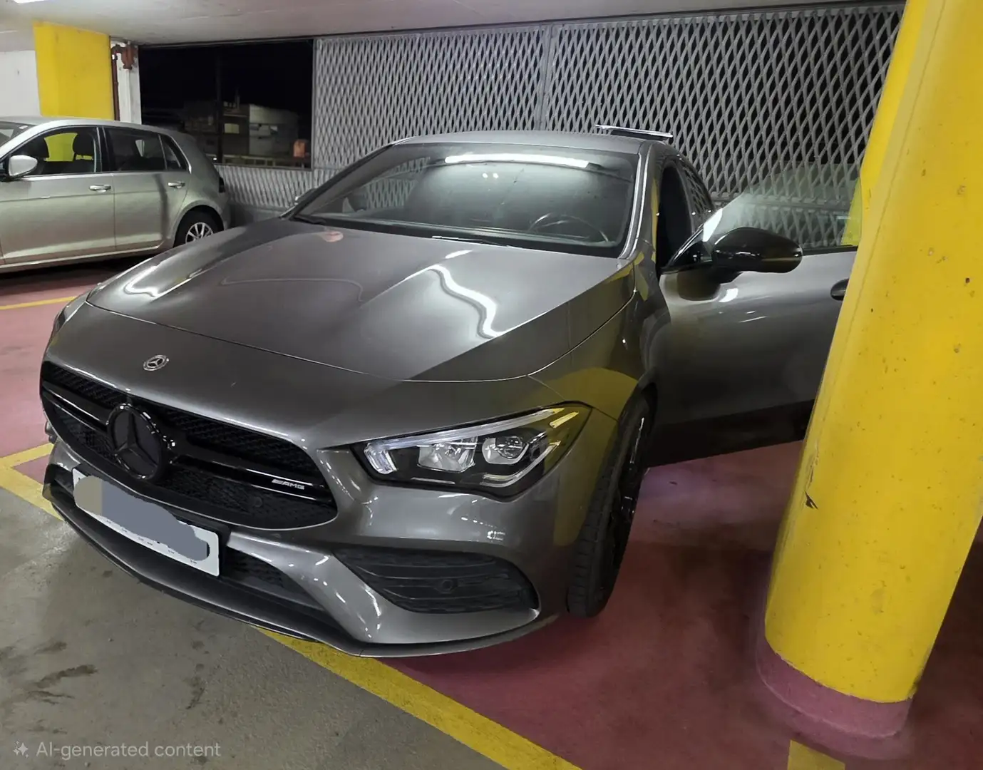 Mercedes-Benz CLA 180 d AMG Line + AMG Optics + 4x Mercedes 18" rim+tire Grau - 2