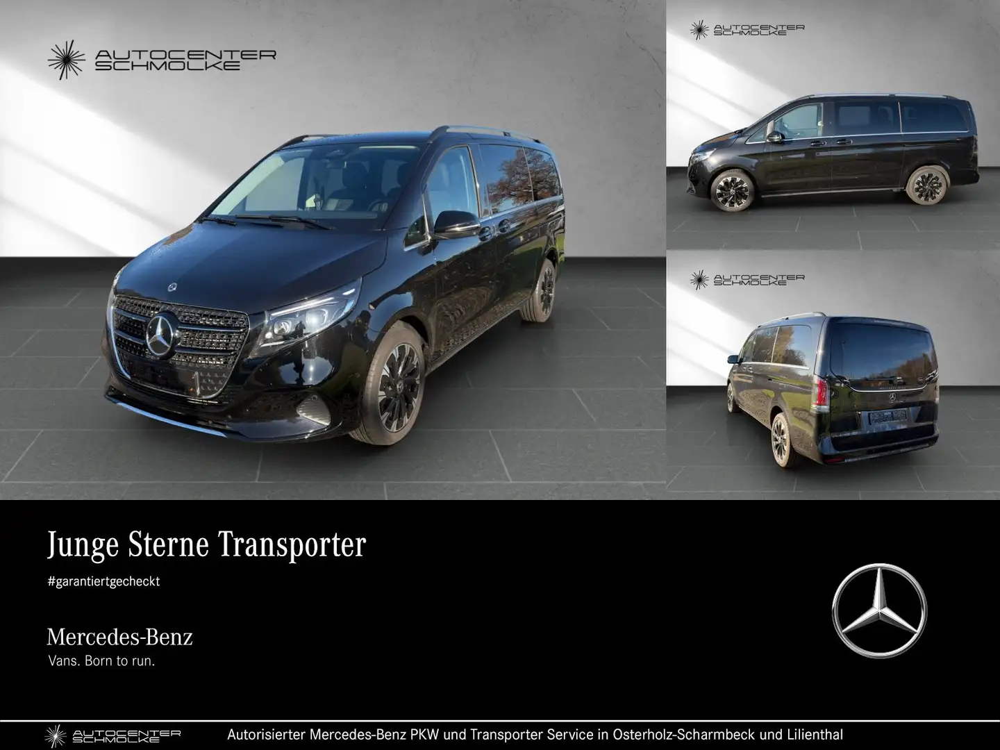 Mercedes-Benz V 250 V 250 d AVANTGARDE L *AHK*BURMESTER*SHD*360° Schwarz - 1