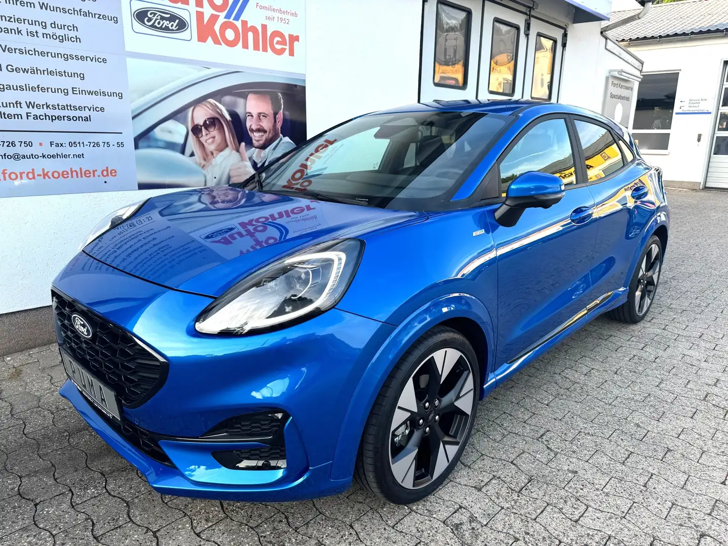 Ford Puma ST-Line mHEV Automatik (neues Modell) viele Extras Blau - 1
