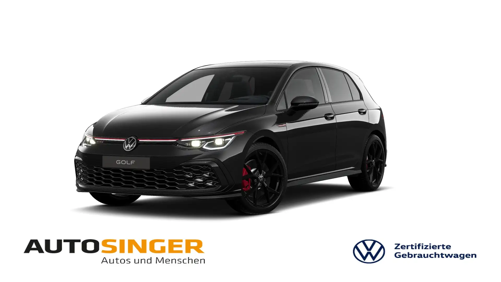 Volkswagen Golf GTI TSI DSG *PANO*IQ*NAVI*ACC*DCC*HdUp*SHZ Schwarz - 1