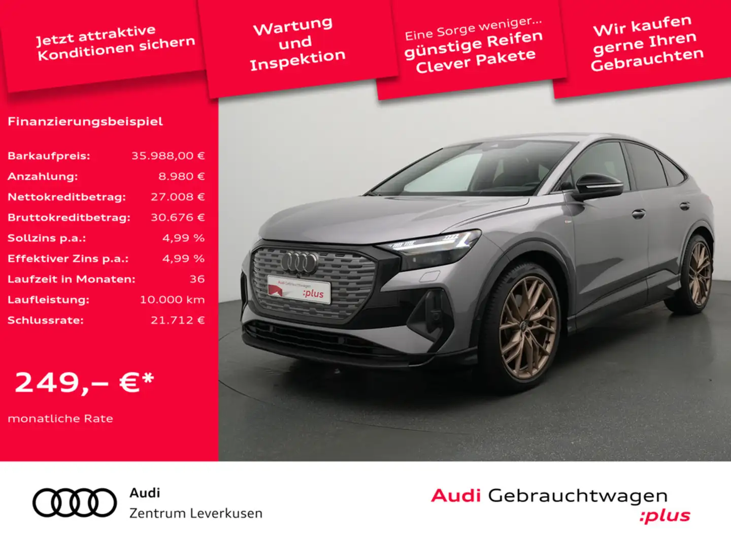 Audi Q4 e-tron Grau - 1