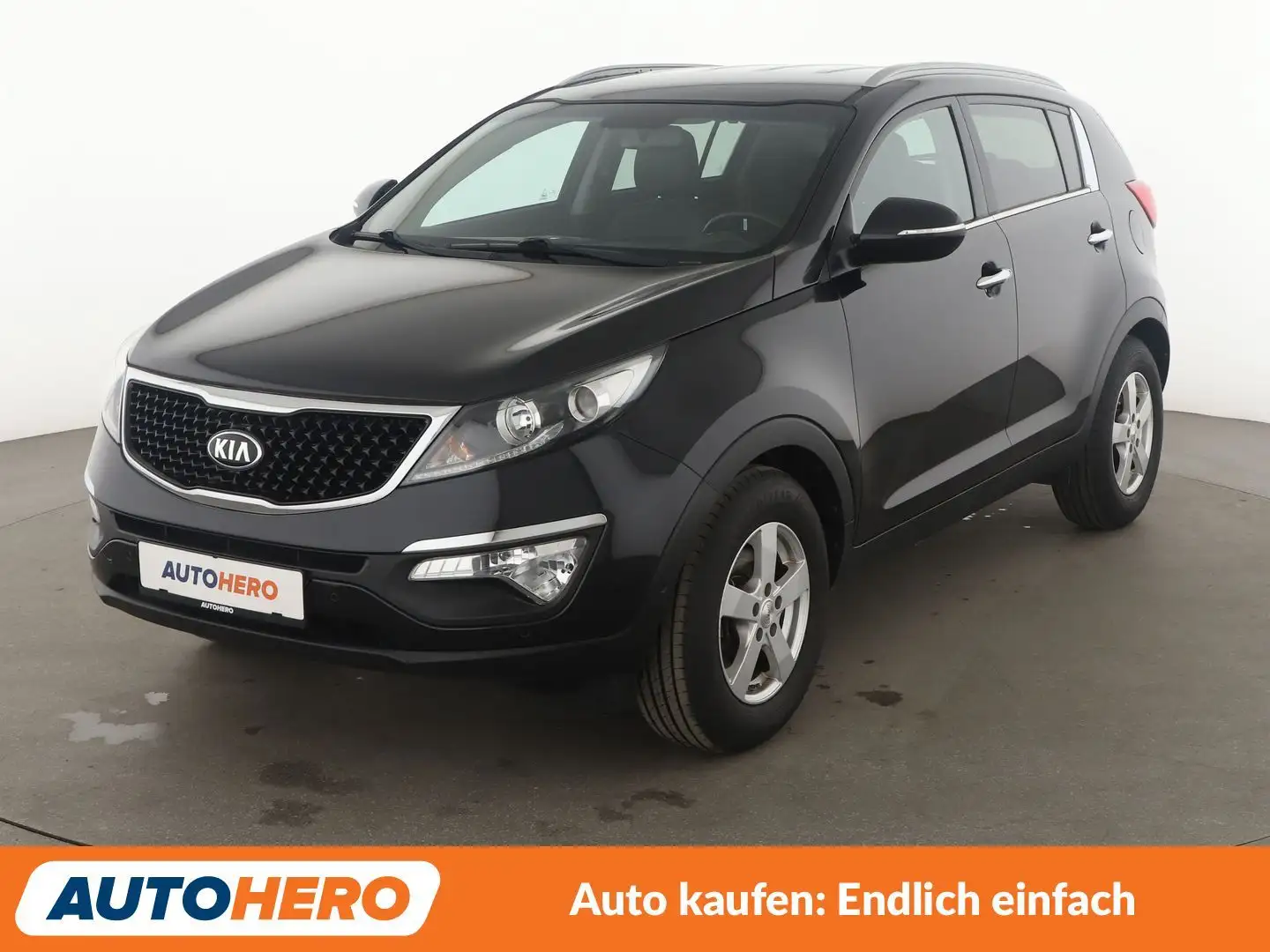 Kia Sportage 1.6 GDI Dream Team 2WD*NAVI*TEMPO*CAM*PDC*SHZ*AHK* Schwarz - 1