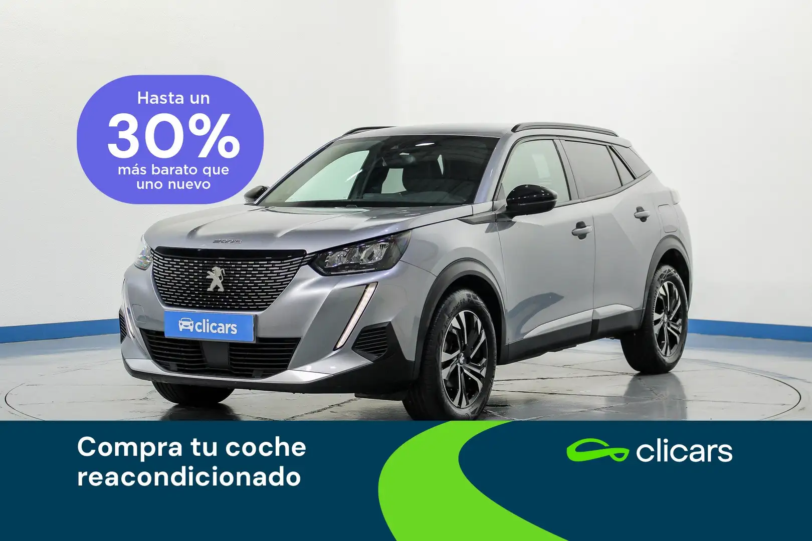 Peugeot 2008 1.2 PureTech S&S Allure 100 Plateado - 1