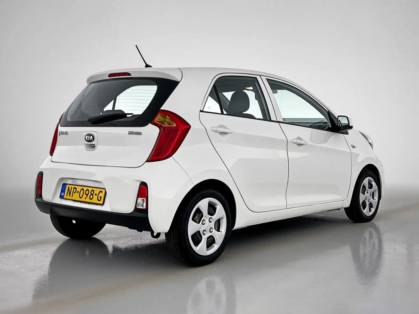 Kia Picanto 1.0 CVVT EconomyPlusLine | Airco | El. bed. ramen Bianco - 2