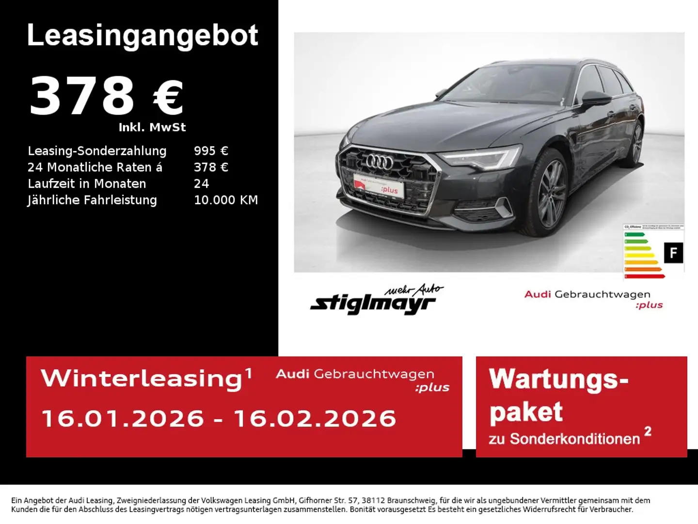 Audi A6 advanced S-line 45 TFSI ACC+AHK+NAVI+Alu-19` Gris - 1