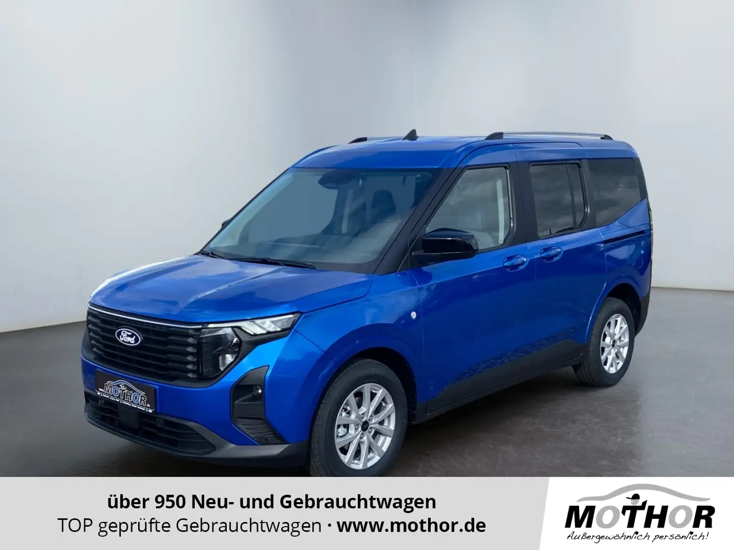 Ford Tourneo Courier Titanium 1.0 EcoBoost TEMP PDC Bleu - 1