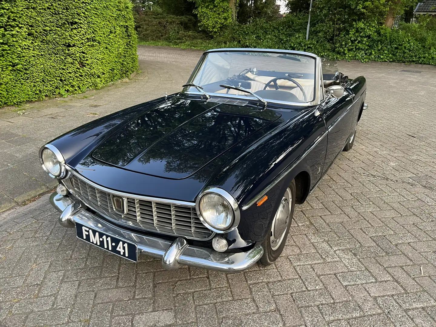 Oldtimer Fiat Fiat 1500 Spider Pininfarina Blau - 2