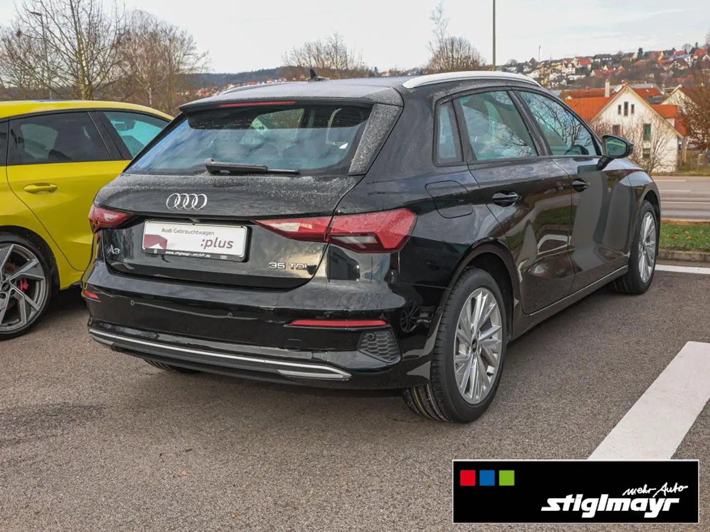 Audi A3 Advanced 35 TDI S-tronic KAM+NAVI Schwarz - 2