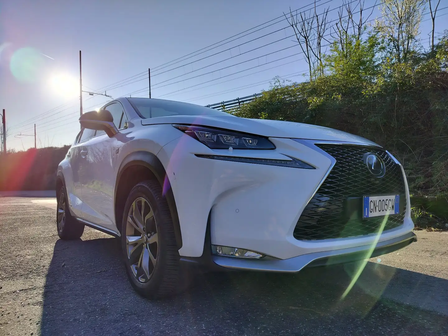 Lexus NX 300h F-SPORT FULL HYBRID 4WD GANCIO TRAINO TETTO Bianco - 1