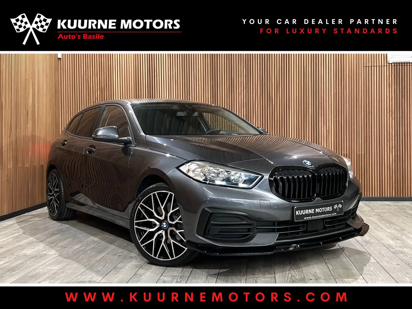 BMW 118 i Alu19"/Leder/Gps/Carplay/Cruise/Bt *1j garantie* Grigio - 1