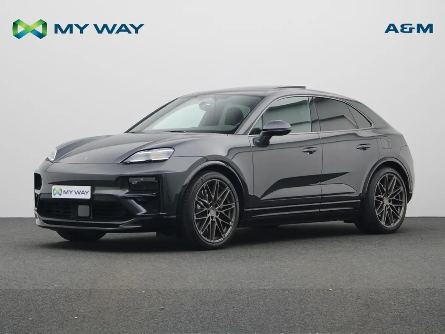 Porsche Macan TURBO 100 kWh 584 PK Zwart - 1
