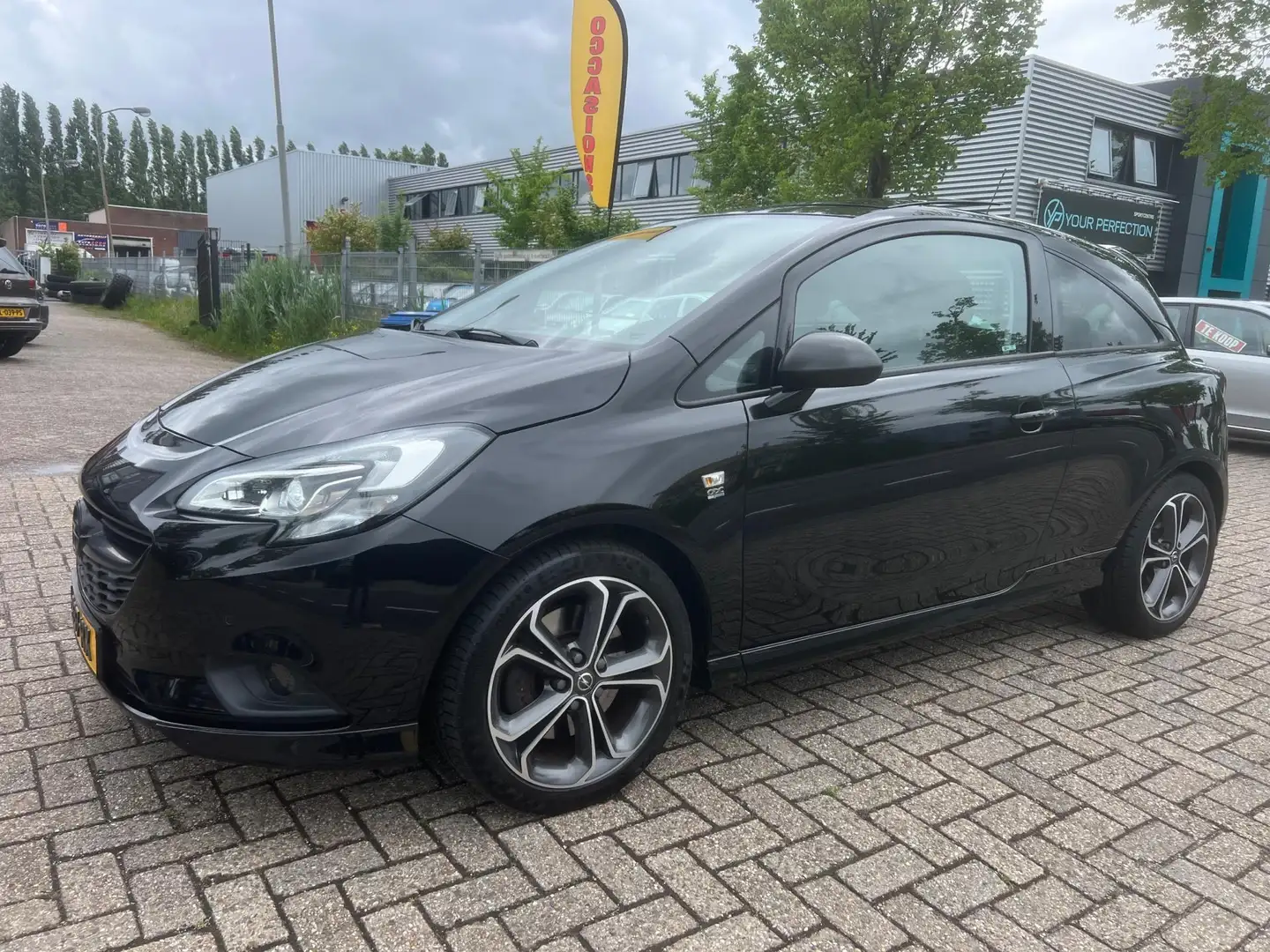 Opel Corsa 1.4 ORGINELE OPC LINE 150 PK - VOL OPTIES ! Schwarz - 2