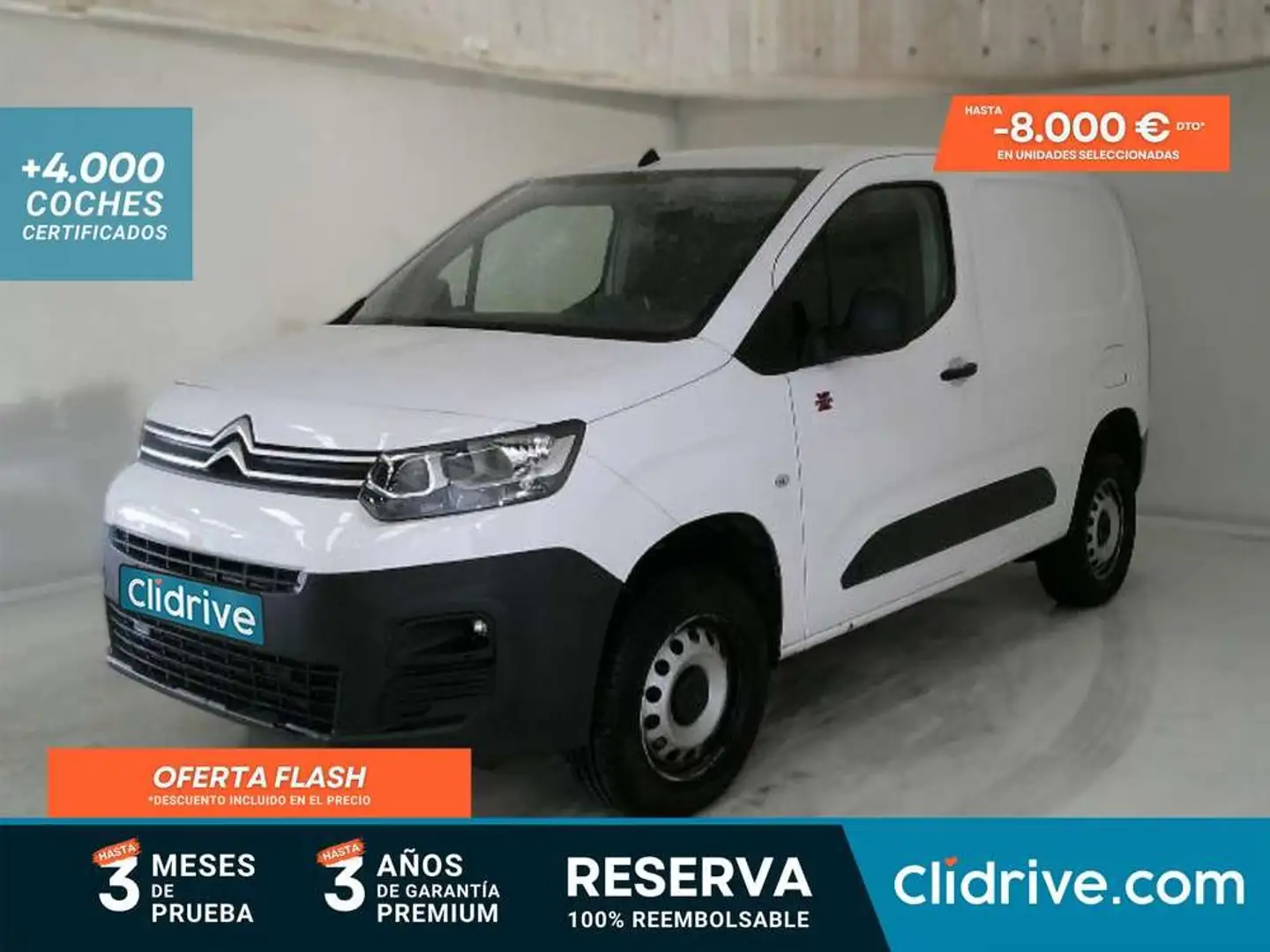 Citroen Berlingo Talla M BlueHDi 100 CLUB Blanco - 1