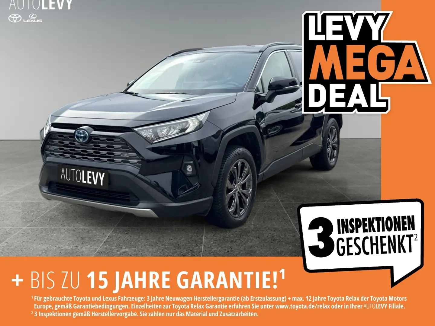 Toyota RAV 4 RAV4 2.5 Hybrid LED-Voll*ACC*Keyless*AWR*PDC Schwarz - 1