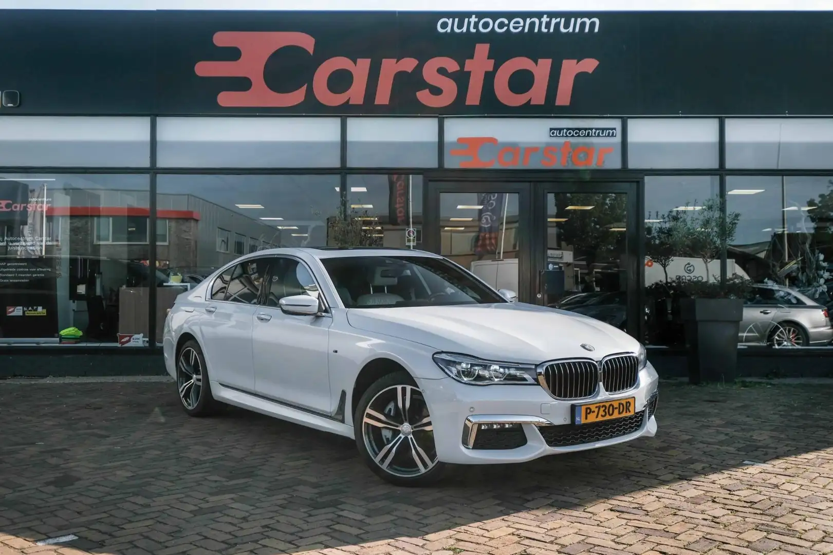 BMW 730 7-serie 730d xDrive High Executive|Leer|Dak|MMI|Ca White - 1