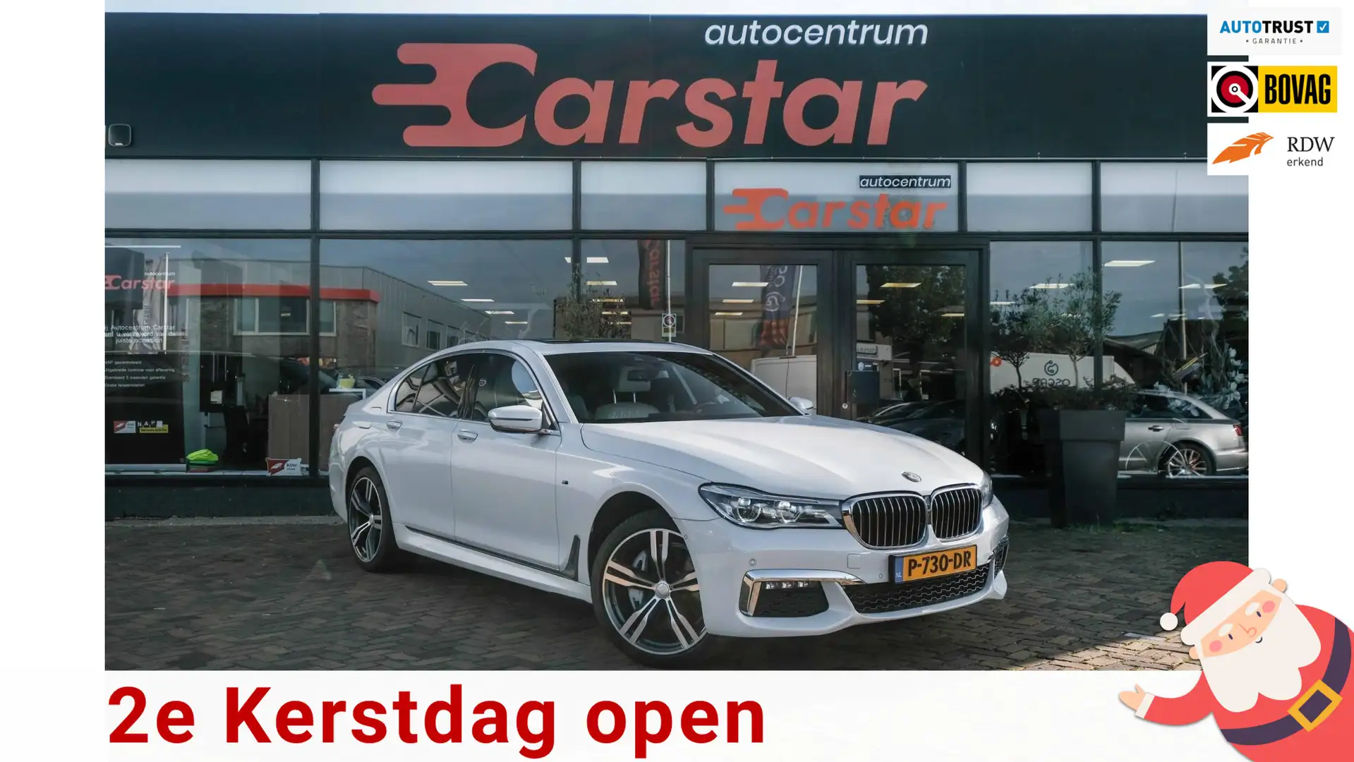 BMW 730 7-serie 730d xDrive High Executive|Leer|Dak|MMI|Ca Weiß - 1