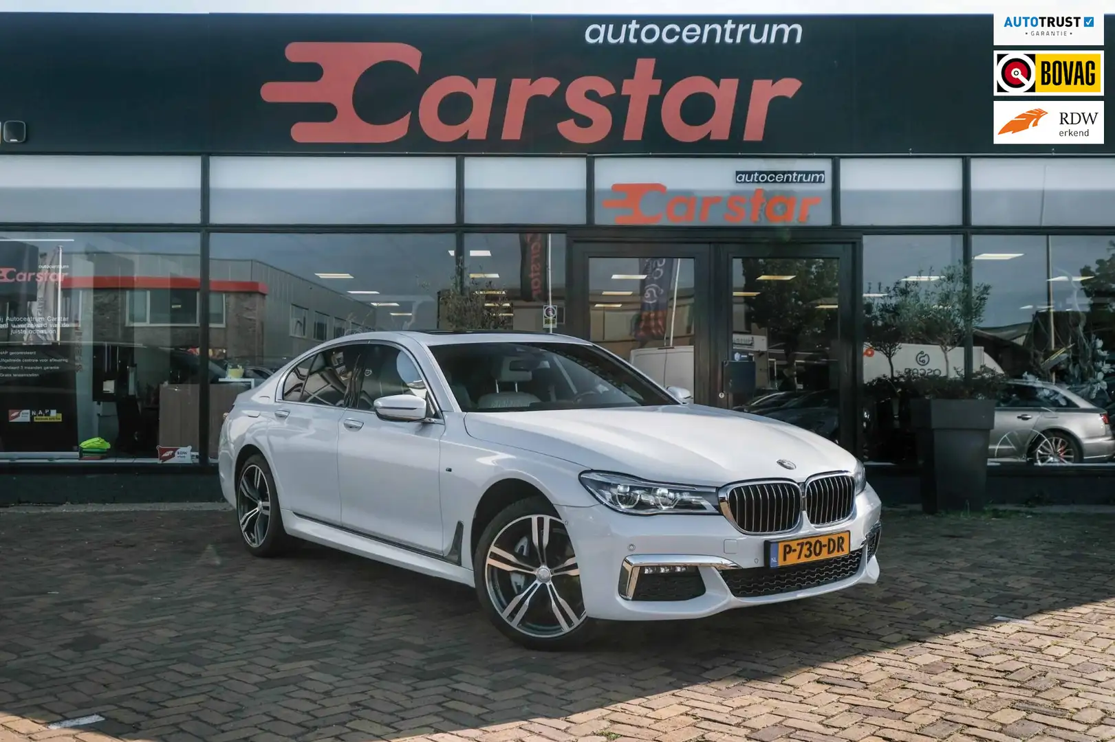 BMW 730 7-serie 730d xDrive High Executive|Leer|Dak|MMI|Ca Bílá - 1