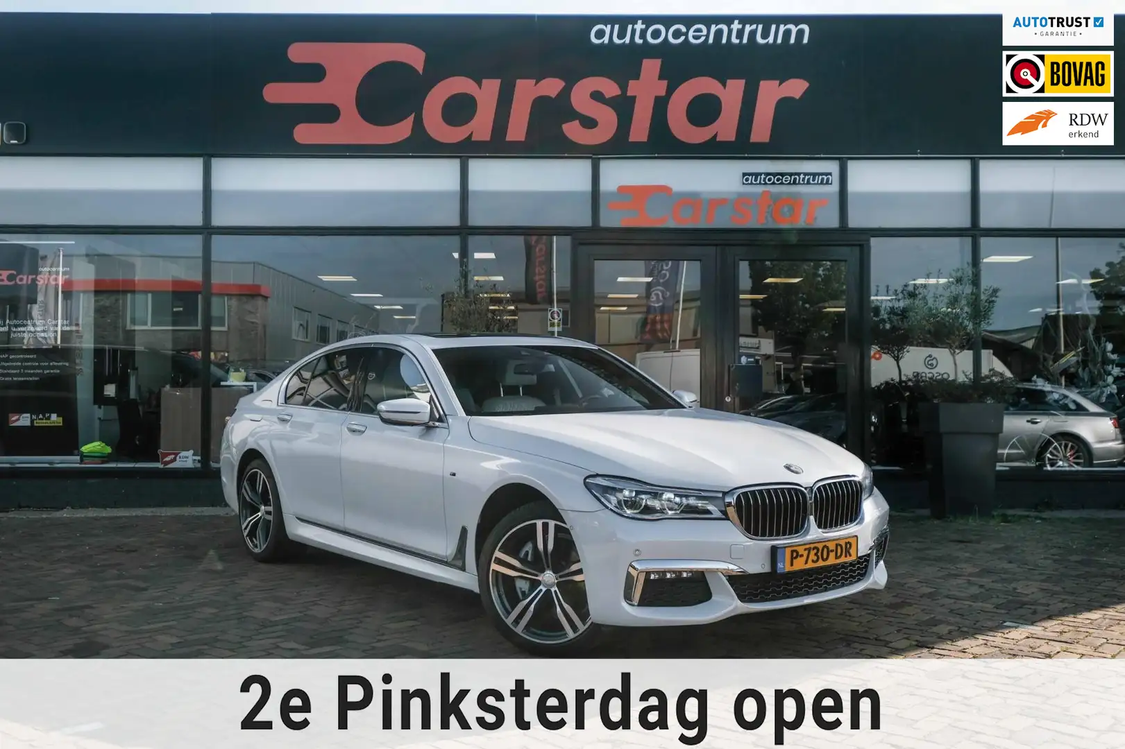 BMW 730 7-serie 730d xDrive High Executive|Leer|Dak|MMI|Ca Wit - 1