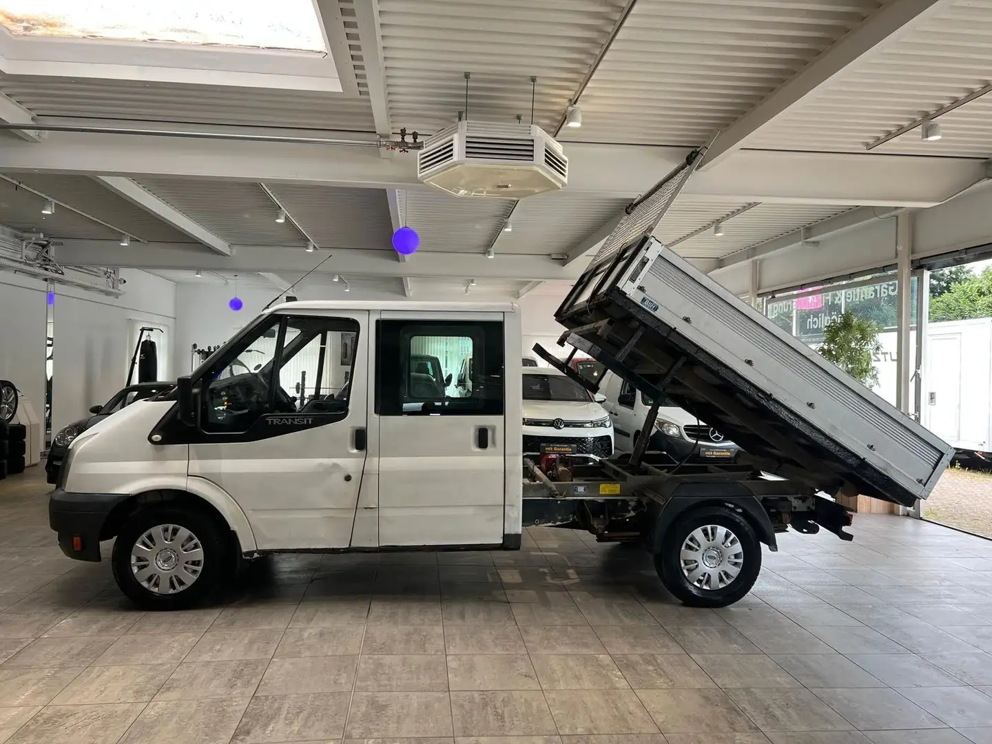Ford Transit 2,4 TDCI DoKa*3-Seiten Kipper*AHK 2800Kg Alb - 2