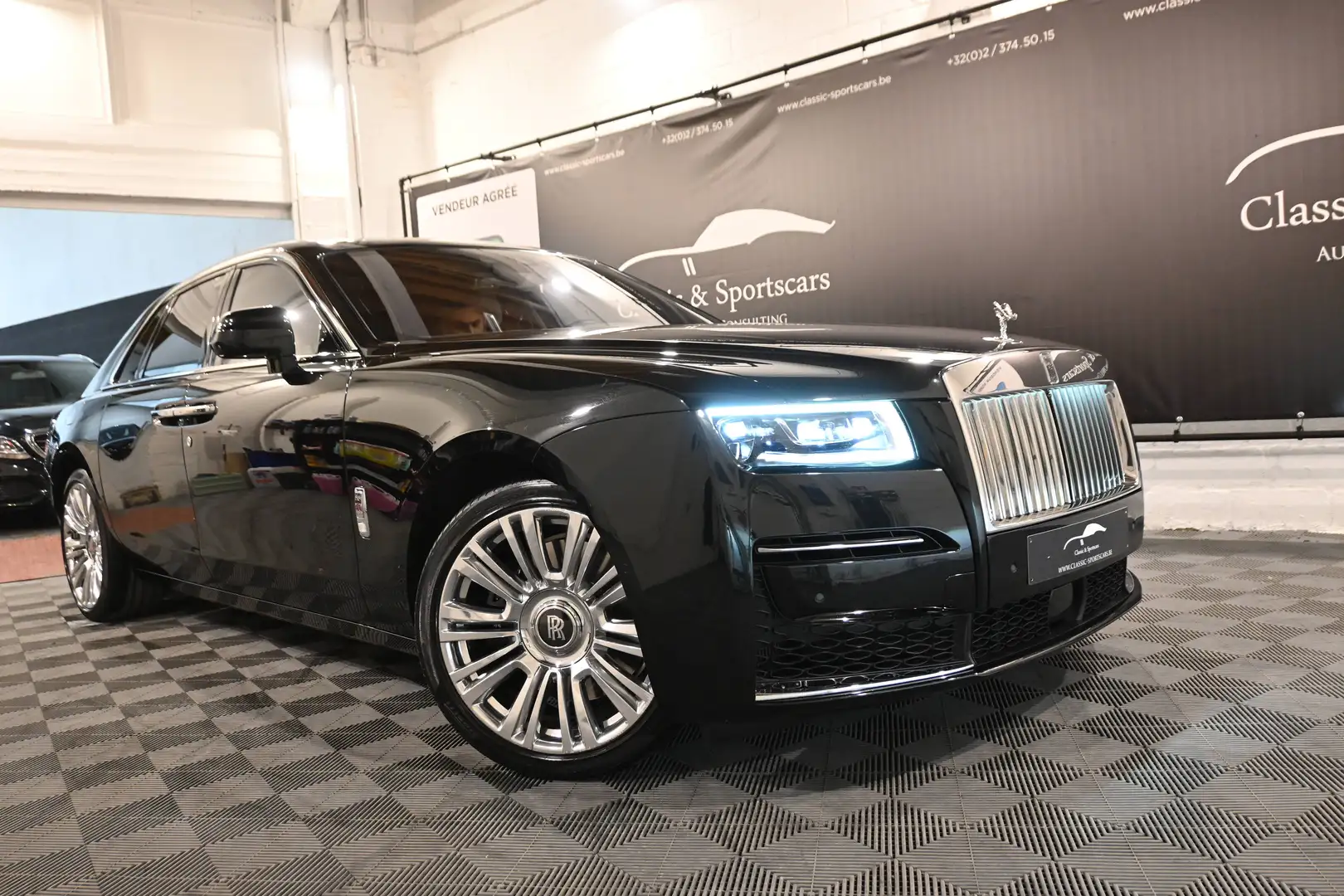 Rolls-Royce Ghost Ghost 6.6i V12 Bi-Turbo / STAR LIGHT HEAD /  5 SEATS / FULL OPTIONS / SERVICE RR BRUSSELS !! Schwarz - 2