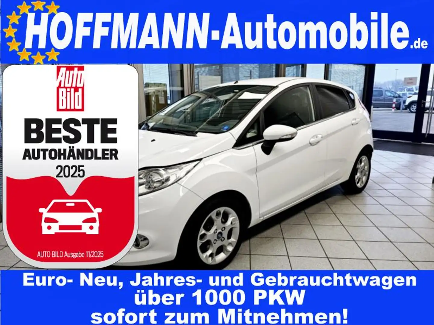 Ford Fiesta Titanium PDC, Sitzheizung, Klima, 2. Hand Blanc - 1