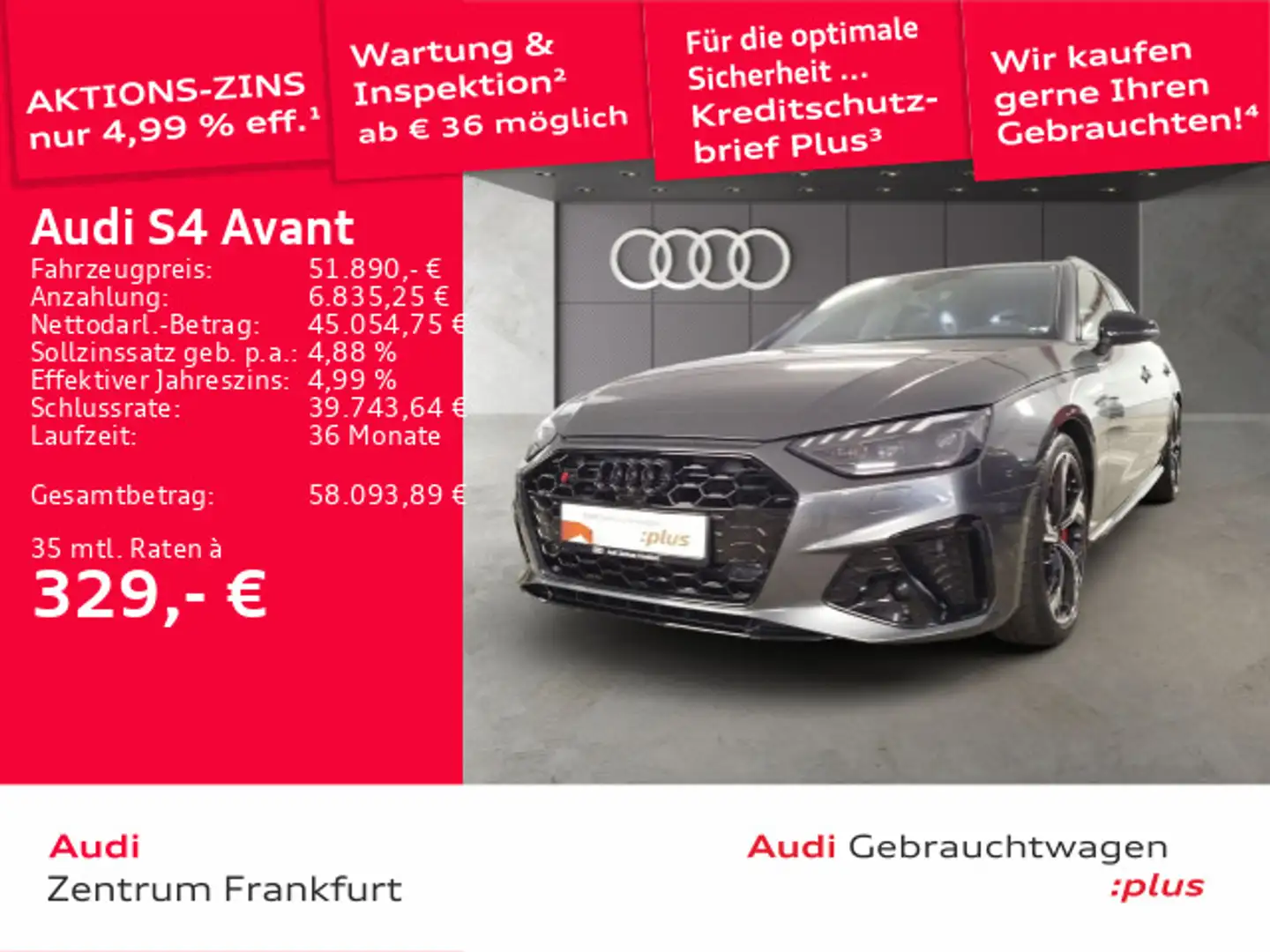 Audi S4 MatrixLED DAB Tempomat Grau - 1