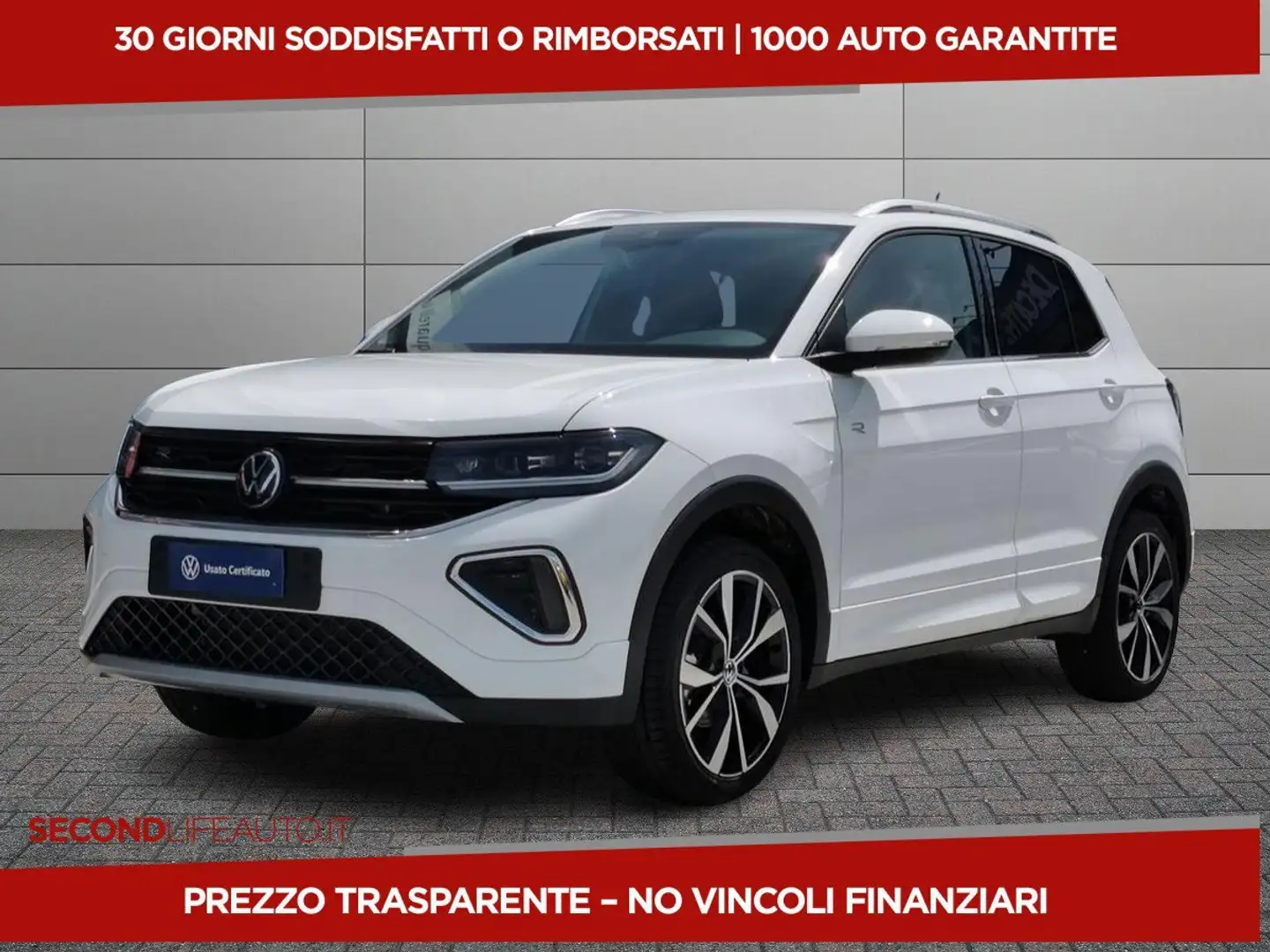 Volkswagen T-Cross 1.0 tsi R-Line Plus 115cv Weiß - 1